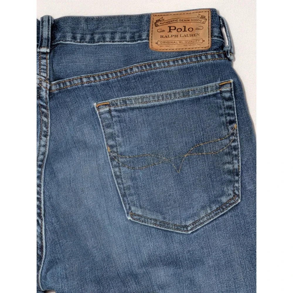 Polo Ralph Lauren Sullivan Slim Jeans Mens 32x31 Blue Stretch Denim‎